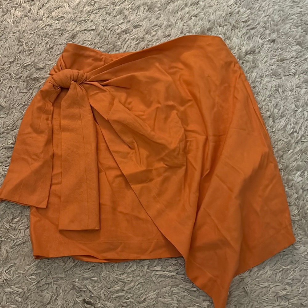 Orange skirt